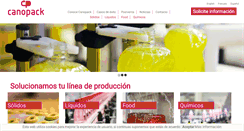 Desktop Screenshot of canopack.es